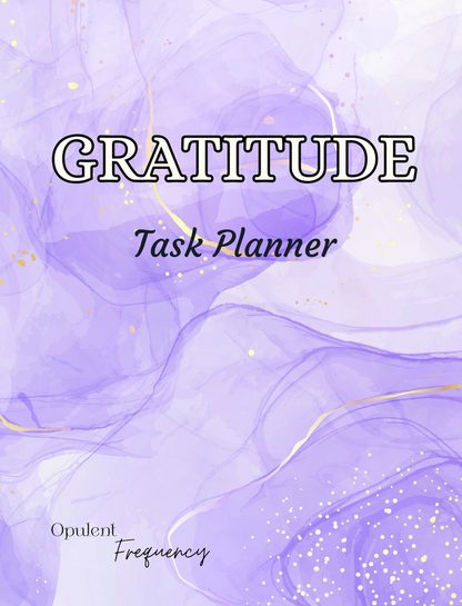 Gratitude Task Planner